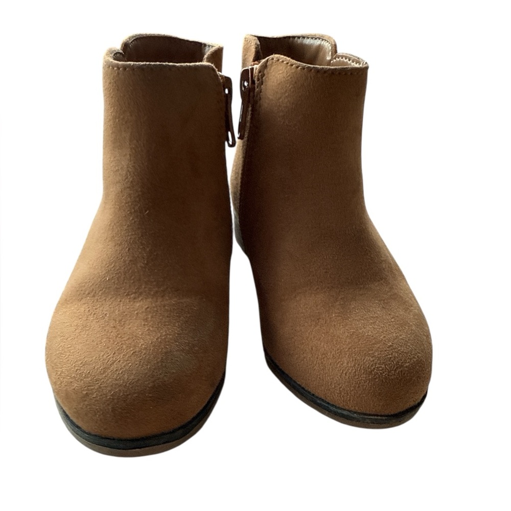 Cat & Jack Brown Kids Ankle Boots size 8 toddler